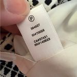 Loft  Black‎ & White Geometric Knit Pencil Skirt Size 14 Photo 8