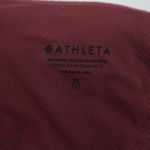 Athleta  Burgundy Red V Neck Cropped Tank Top Size XL BCI Certified Photo 2