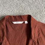 Uniqlo Linen Blend Short Sleeve Shirt size M Photo 2