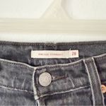 Levi's  Premium Washed Out Black Ribcage Straight Ankle Jean Sz 28 Photo 3