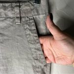 Sandro  Taupe 100% Linen Trouser Straight Leg Pants Photo 4