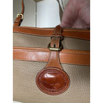 Dooney & Bourke Dooney & Bourke Taupe Brown Purse Handbag Tote All Weather Leather USA Vintage Photo 11