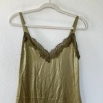 Reformation NWT Karissa Silk Maxi Dress in Olive Oil Green Size 4 Photo 6