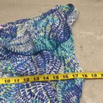 Lilly Pulitzer Abstract Blue and Green Mini Dress Photo 9