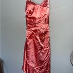 Amazon coral/pink satin prom dress Photo 1