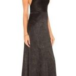 Show Me Your Mumu Black Winslet Cowl Satin Maxi Dress L Photo 2