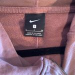 Nike  Mauve Zipper Yoga Full Zip Hoodie Women xs asymmetrical zip pockets hood Photo 6