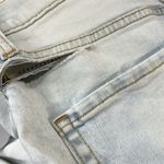 Aeropostale High Rise Flare Stretch Jeans Light Wash Distressed-6 Photo 4