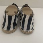 Cosido A Mano Womens Navy Striped Espadrilles Nautical Slip On Canvas Sz 43EU Blue Photo 3