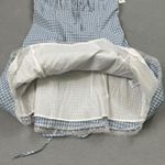 Your Favorite by Pacsun Mini Dress Womens S Blue Gingham Lace Trim Bodice NWT Photo 5