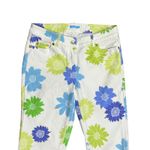 J. McLaughlin ‎ Lexi Jeans White Floral Print Jeans Size 2  RARE Photo 1