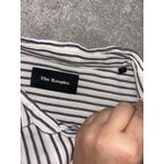 The Kooples Lace Up Striped Shirt Long Sleeve Size 2 Popover Top French Design Photo 4