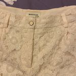 Monteau Crochet Cream Lace Shorts Size Large Photo 3
