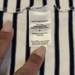 Free Assembly Square Neck Top Womens White Black Stripes Short Balloon Sleeve S Photo 9