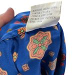 Kathryn Pajama Set Short Sleeve Top & Shorts Blue Floral L Size L Photo 6