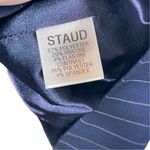 STAUD  Women Tunnel Blazer Navy pinstripe size 0 Photo 3