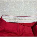 Kate Spade NWOT  Jackie Bow Lacquer Red Straight Leg‎ Cropped Trouser Pants Photo 5