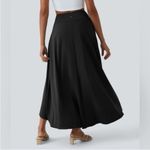 Halara NEW Breezeful High Waisted High Low Ruffle 2-in-1 Flowy Maxi Skirt Large Photo 4