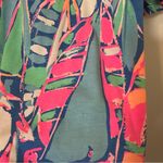 Lilly Pulitzer  Ali V Neck Dress Out To Sea Sailboat Print Womens Medium Pima Photo 3