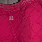 Bibi Pink Velvet Quilted Hooded Jacket S Barbiecore Cozy Streetwear Winter Coat Photo 7