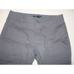 prAna Womens 8 New NWT Gray Hike Shorts Pocket Long UPF 40 Trail Elle Knicker Photo 4