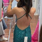 Aleta Prom Dress Blue Size 2 Photo 1