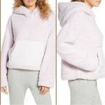 Zella  Light Purple Cassie Faux Shearling Hoodie Photo 0