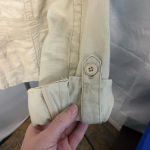 Eddie Bauer  100% linen vintage utility military‎ jacket Photo 10