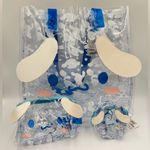 Sanrio Cinnamoroll Tote, Pouch, and Coin Keychain Blue Photo 0