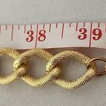Gold Textured Chunky Chain Link Belt Adjustable Photo 8