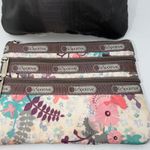 LeSportsac  Crossbody Bag Dark Gray Nylon Multi Zip Pouch Set Women Photo 1