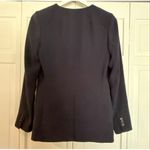J.Crew navy longline button front collared blazer side 2 Blue Photo 8