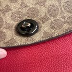 Coach Cassie Crossbody In Signature Blocking Tan Red/ Apple 74091 Dust Bag Photo 10