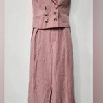 Free People Gabbie Vest Suit Set Size 12. B14 Photo 2