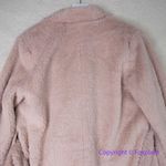 Free People New!  Cuff It Coat in pink,‎ size L Photo 13