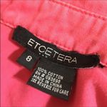 Etcetera Vintage Pink Casual Jacket Cute Poof Sleeves & Button Detail On Front 8 Photo 8
