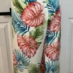 See You Monday  Floral Tropical Wide Leg Rayon Jumpsuit Size XL. E99 Photo 1
