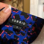 Torrid  Asymmetrical 3/4 Sleeve Blouse neon leopard print Photo 1