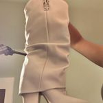 Off white leather boots Size 7 Photo 0