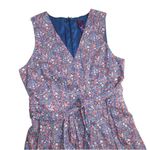 J.Crew NWT Liberty Kayoko in Deep Blue Floral Sleeveless Faux Wrap Dress 8 Photo 1