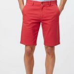 Vineyard Vines Chino Shorts Womens 28 Coral Red Cotton Stretch Outdoor Logo Photo 0
