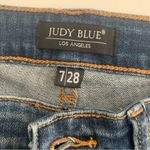 Judy Blue Skinny Fit Distressed Plaid Patch Jeans Size 7/28 Photo 1