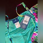 Caribbean Joe  Women's Off The Shoulder One Piece Swimsuit - Cape Coral Multi Photo 3