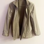 Linda Allard Ellen Tracy Sage Wool Blend Reversible Blazer Size 10P NEW Tan Photo 11