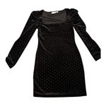 SO Black Velvet studded mini dress Size S Photo 6