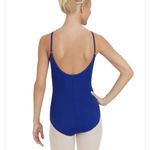 Capezio  Royal Blue Camisole Leotard With Adjustable Straps Size Small New Photo 1