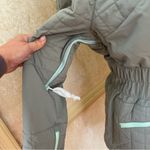 Free People Movement All Prepped Ski Jacket Quilted Greyed Olive Sz M Photo 5