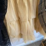 RED Valentino Sequin Mesh Tulle Mini Dress Black Nude IT 44 US 8 Party Glam Photo 9