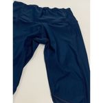 Apana  Women's Jegging Pull On Pants Elastic Waist Blue Mesh Hem Small Photo 3