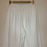 THE ODELLS Anthropologie NEW Candice Gauze Wide Leg Cropped Pants White Medium Photo 14